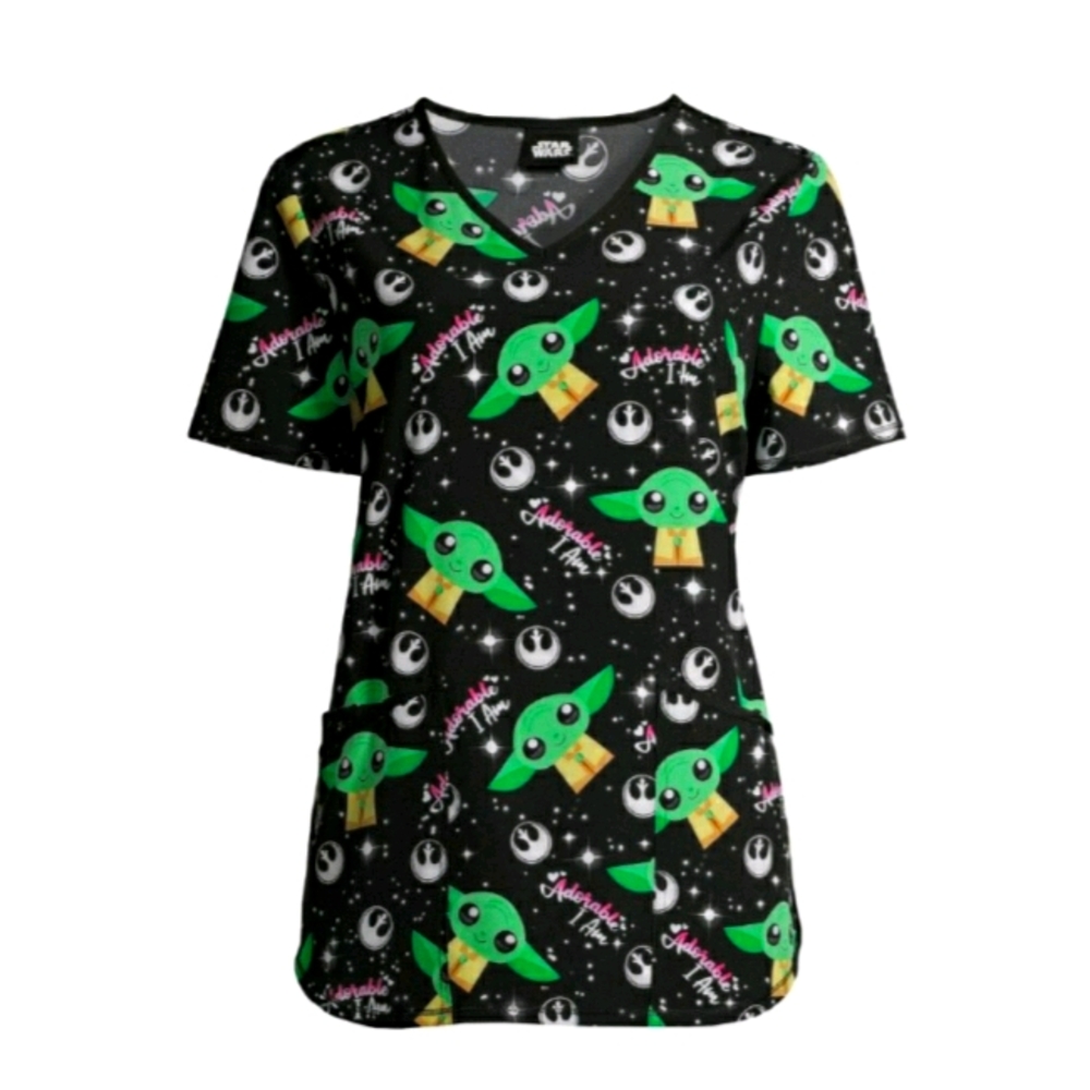 LAST 1! Star Wars Mandalorian scrub top